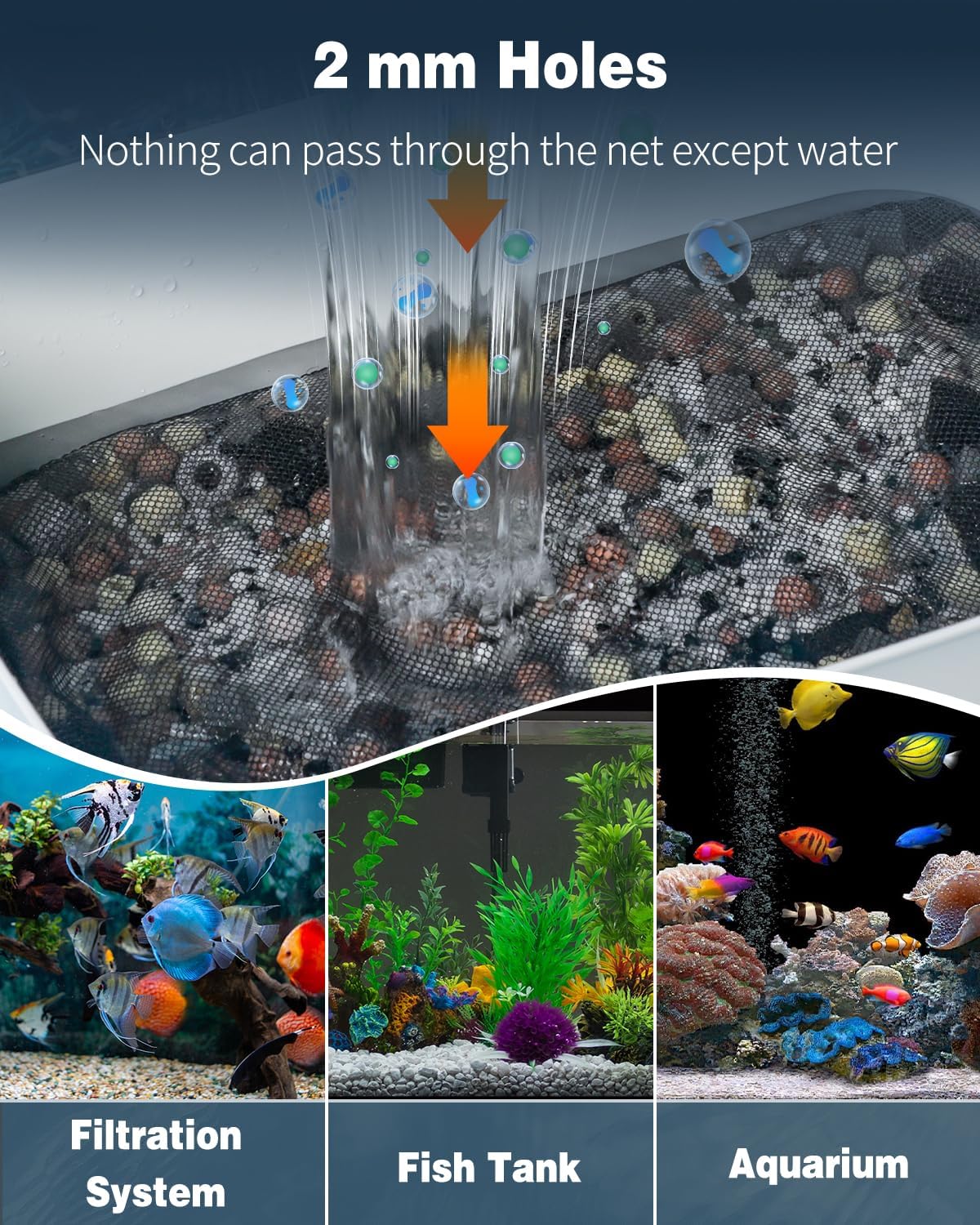 Pawfly 8 Pack Aquarium Filter Media Bags - Fine / 15" x 10" - image 3
