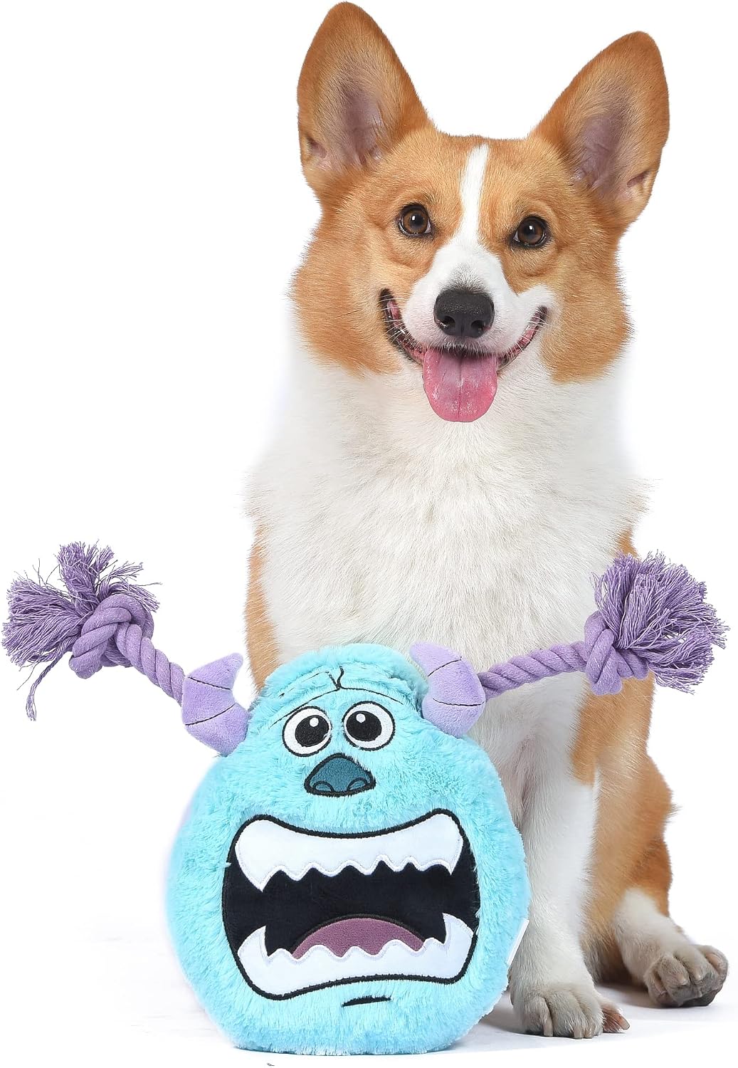 Disney for Pets Pixar Monsters Inc Sulley Plush Dog Toy - Sulley Rope / 9 Inch - image 4
