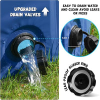 Furrybaby Dog Pool, Kiddie Pool with Hard Plastic Foldable Dog Bath Tub Portable for Dogs, Kids and Pet Swimming (Navy 39'') Indoor and Outdoor