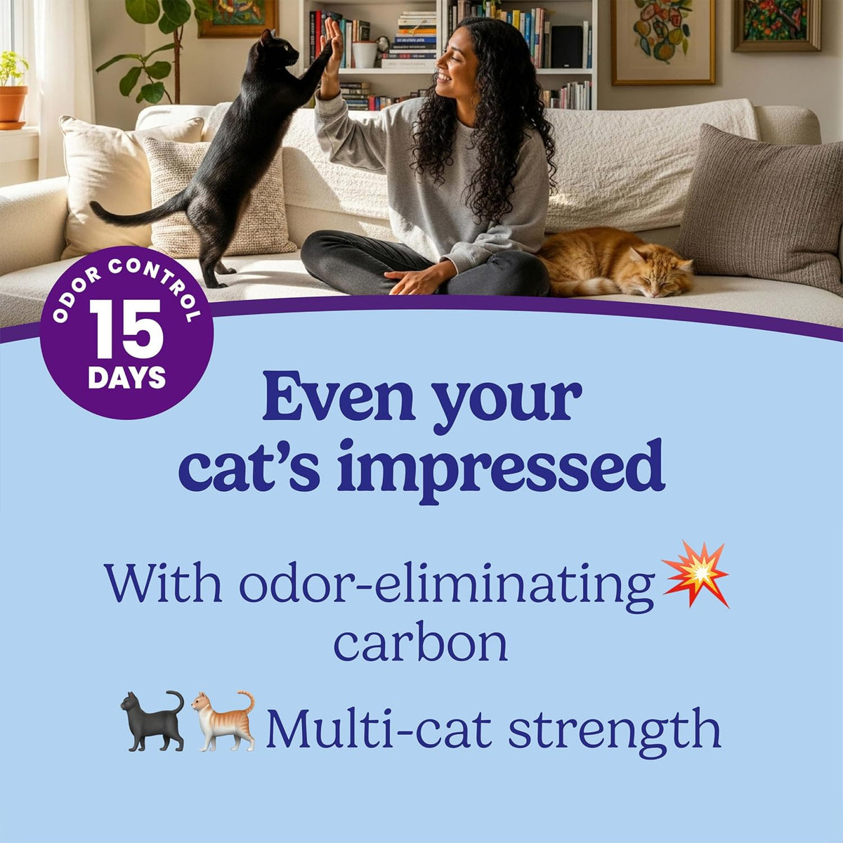 Fresh Step Odor Shield Multi Cat Clumping Cat Litter - Multi-Cat / 14 lb (Pack of 1) - image 3