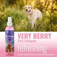 Pet Cologne, Long Lasting Scented Dog & Cat Deodorizing Spray - Berry Bliss - image 4
