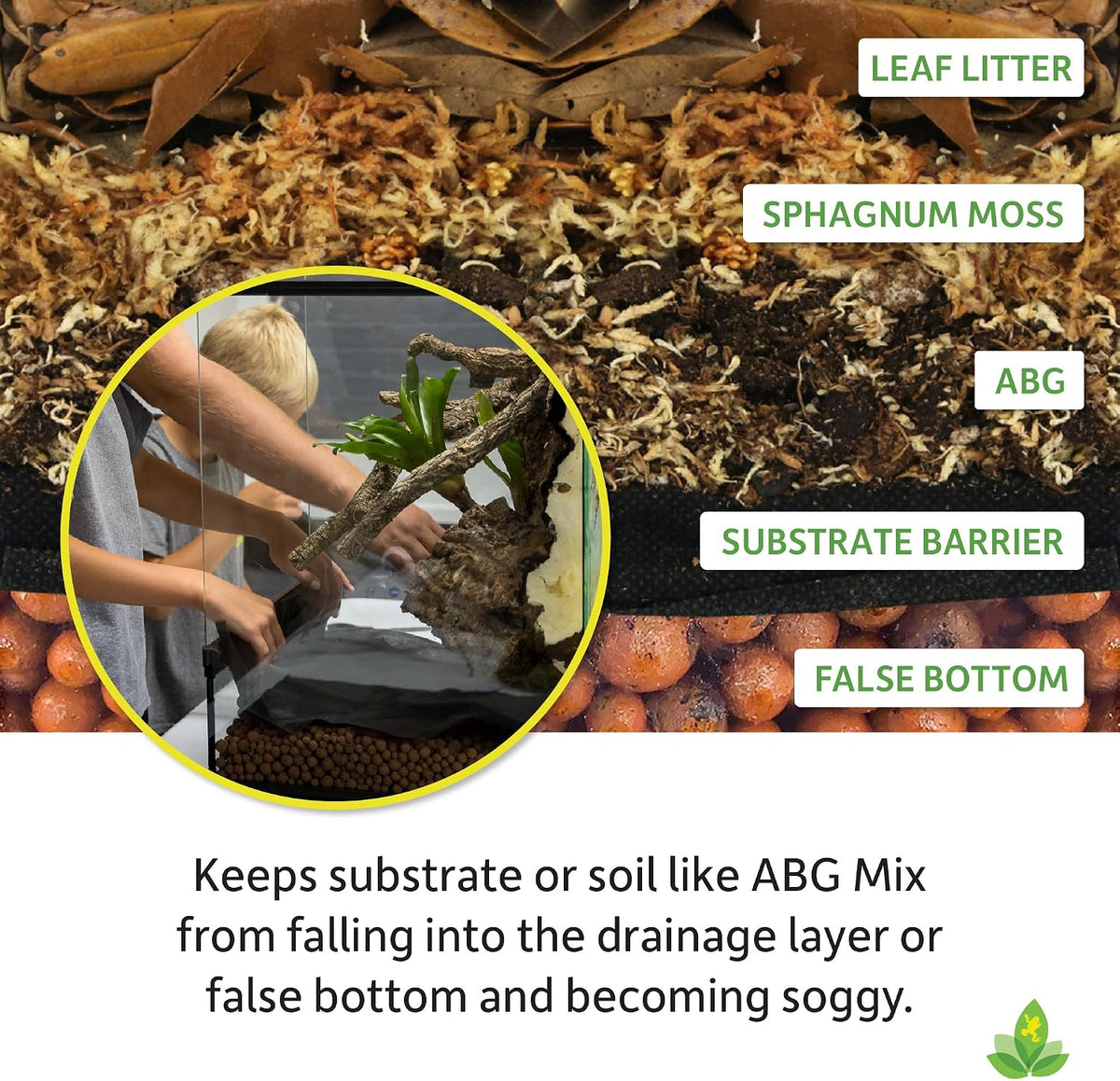Josh's Frogs Terrarium Substrate Barrier – Daily Care for Reptiles And Amphibians - image 4