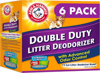 ARM & HAMMER Cat Litter Deodorizer Double Duty - Double Duty / 20 oz (Pack of 6)