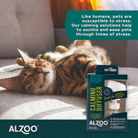 Calming Diffuser for Cats, Kit Includes 1 Plug-in Diffuser & 1 Refill, Helps Reduce Unwanted Stress-Induced Behavior, 100% Plant-Based Active Ingredients, Covers Up to 500 Sq. Ft, 1.52 Fl. Oz.