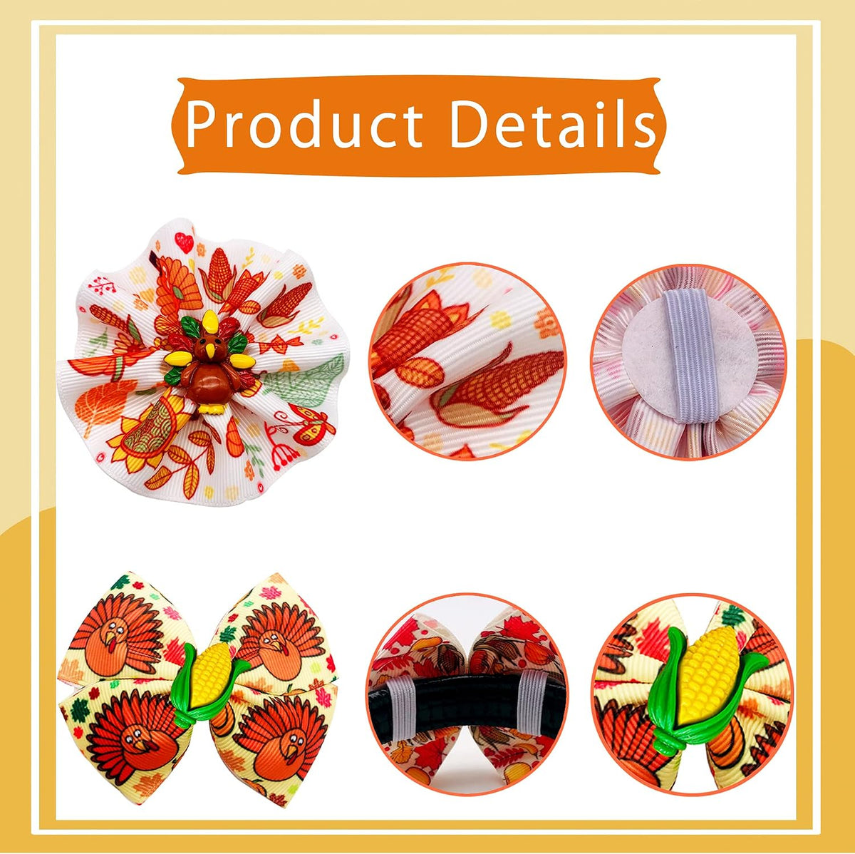 PET SHOW Holiday Dog Bowties Flowers for Small Dogs Slide on Collar – Essentials for Dogs - Multicolor - image 2