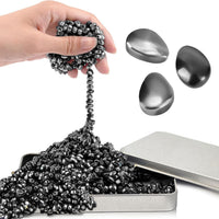 Fidget Toys for Adults, Stocking Stuffers For Teen Boys Metal Squishy Squeeze Toys Cool Gadgets - Black / 300