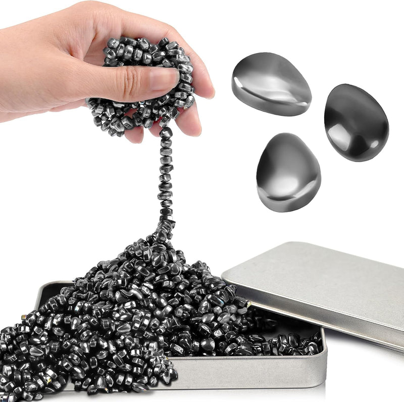 Fidget Toys for Adults, Stocking Stuffers For Teen Boys Metal Squishy Squeeze Toys Cool Gadgets - Black / 300