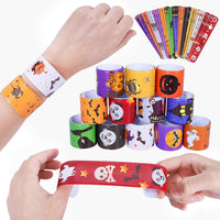 Max Fun 48pcs Halloween Slap Bracelets Party Favors Toys for Kids - Halloween - image 4