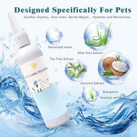 Pet Steam Brush for Dog & Cat Includes Waterless 2*Shampoo – Essentials for Cats - 7.8″-200ML - image 2