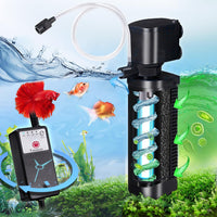 TARARIUM U-V Aquarium Filter for Fish Turtle Tank - Medium fit 20-75Gal