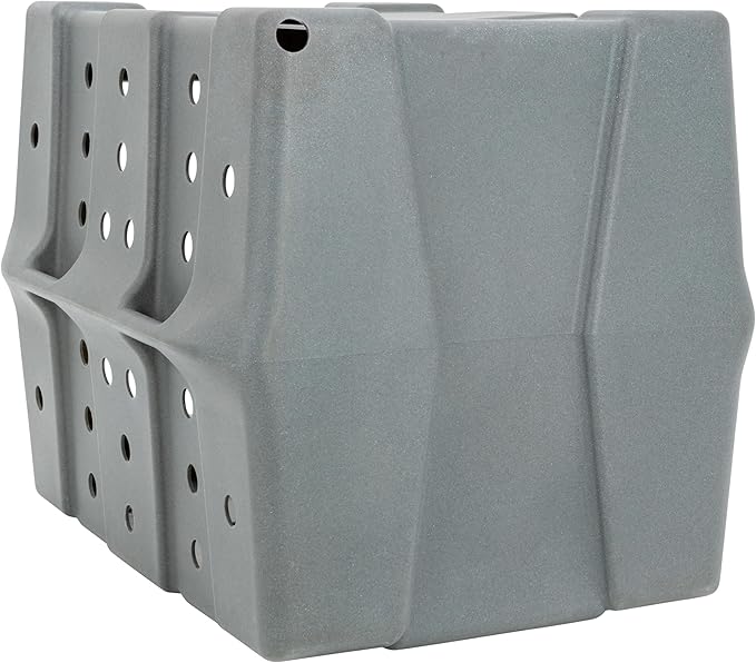 Dakota 283 Crate - Canine Rough and Tough Economy Kennel (Dark Granite, Large)