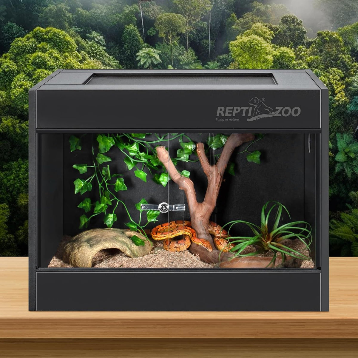 REPTI ZOO 50 Gallon PVC Reptile Enclosure - 24x18x18" - image 4