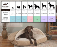 Snoozer Pet Products Luxury Rectangle Cozy Cave, Wag Collection, Large, Pedigree Storm