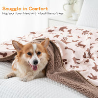 Waterproof Dog Blankets for Large Dogs 50"x60" Dark Grey – Essentials for Dogs - Beige-house / 60"x80" - image 4