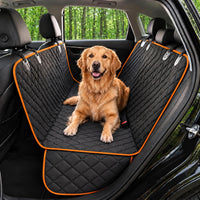 Dog Car Seat Cover for Back Seat, Dog Hammock for Car, SUV - Orange / XL 60"W- Trucks & Full-Size SUVs