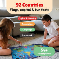 BEST LEARNING i-Poster My USA - World Map - image 3