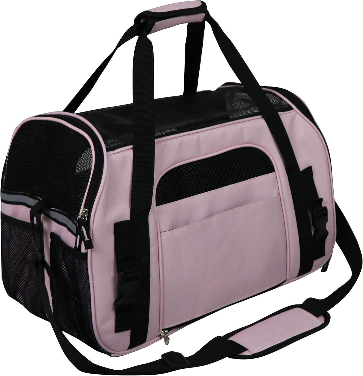 EliteField Soft-Sided Pet Carrier for Cats & Small Dogs – Essentials for Dogs - 17.0"L x 9.0"W x 12.0"H / Pink - image 4