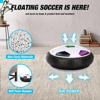 Growsland LED hover soccer ball with foam bumper and 2 goals - view 4