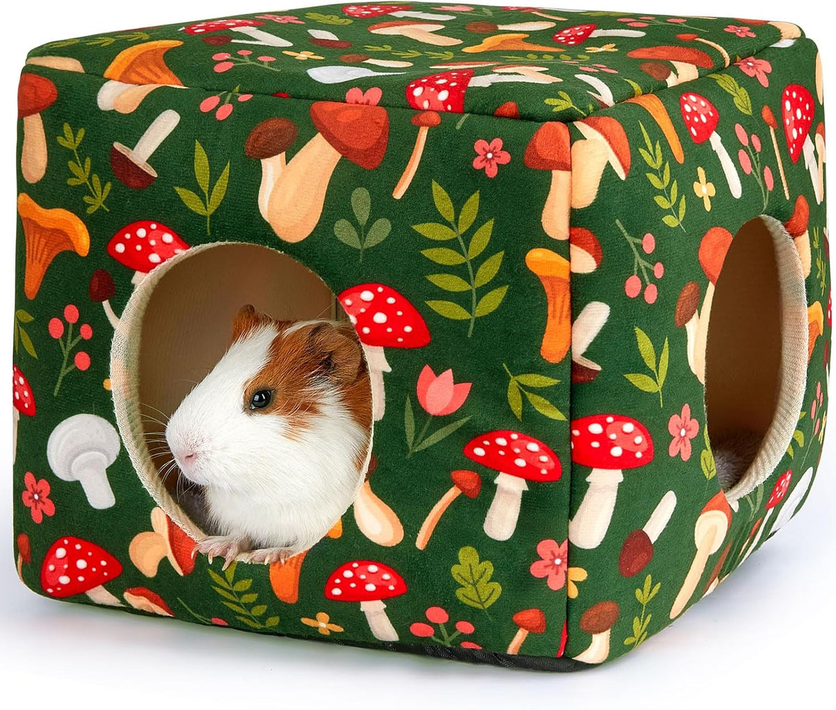 Bienbee Guinea Pig Hideout - Green Mushroom