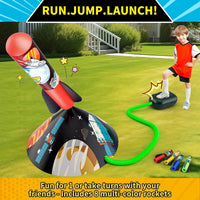 Toy Rocket Launcher for Kids, Outdoor Toys for Kids Ages 4-8 - 8P - image 2