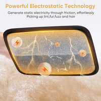 Pet Hair Remover, Electrostatic Pet Hair Removal Gloves, Reusable Cat & Dog Hair Remover for Couch, Furniture, Carpet, Curtain, Upgraded Animal Fur Removal Tool, Cat Grooming Gloves-2 PCS