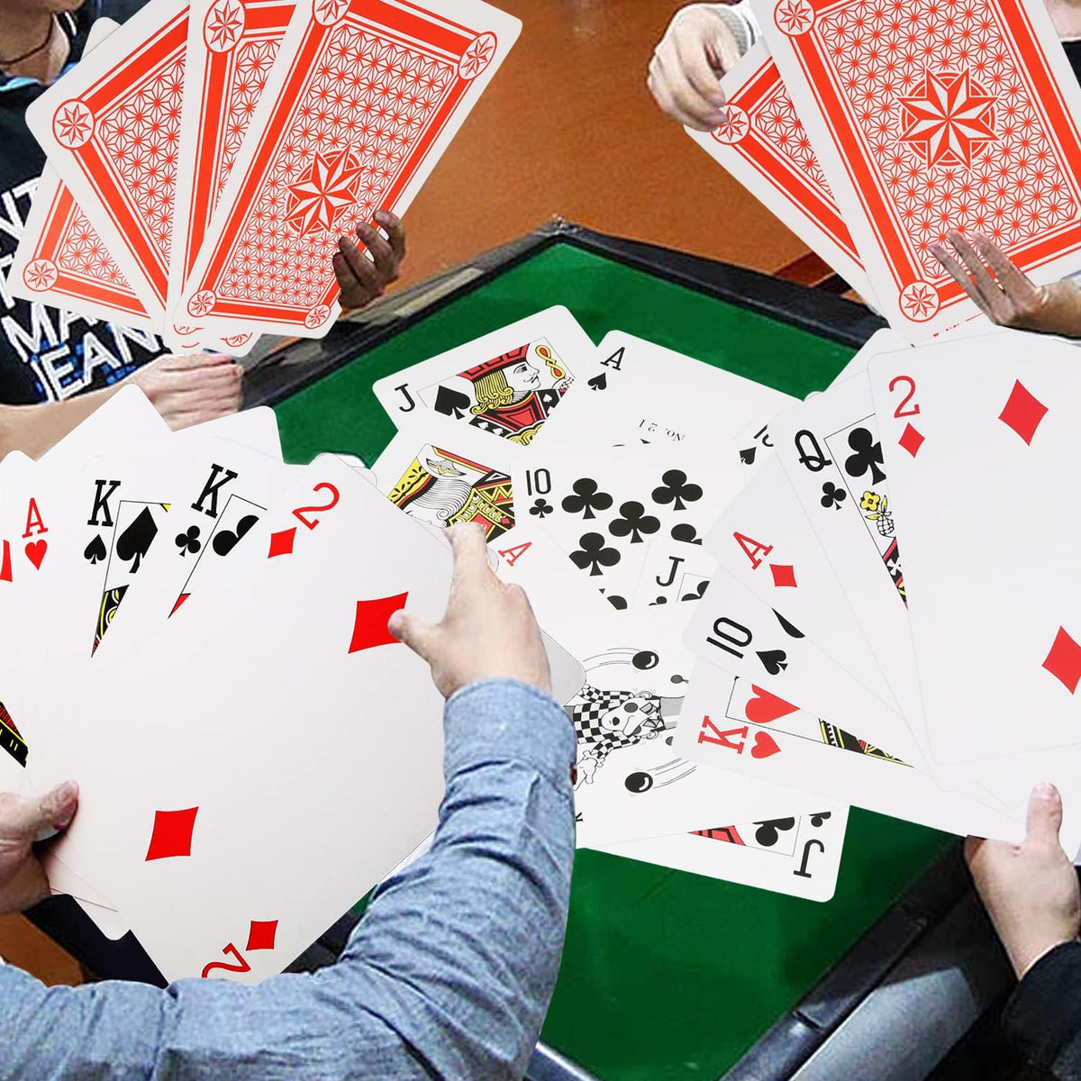 SeptCity Jumbo Playing Cards, Super Big Giant Game – Fun for Kids & Family - 6 times - image 4