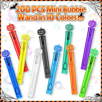 SpringFlower 36-pack of mini Halloween bubble wands in 4 colors - view 8