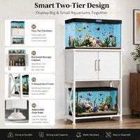 5-10 Gallon Fish Tank Stand - White / 5-10 Gallon - image 3