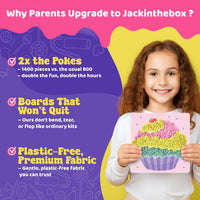Jackinthebox Poke Art Magical Flower Pressing Craft Kit for Girls - Candyland - image 3
