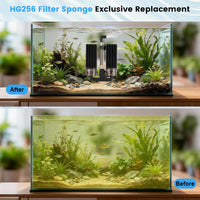 hygger Aquarium Double Sponge Filter: Upgraded Sponge Filter - Sponge M - image 4