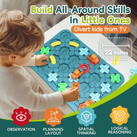 Bonitoto STEM Board Game Logical Road Builder Maze Toy for Kids Ages - 42PCS - image 4