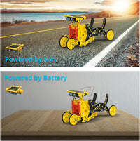 Solar Robot Building Kit, 12-in-1 STEM Robotic Toys for Kids Age 8-12 – Fun for Kids & Family - Yellow - image 4