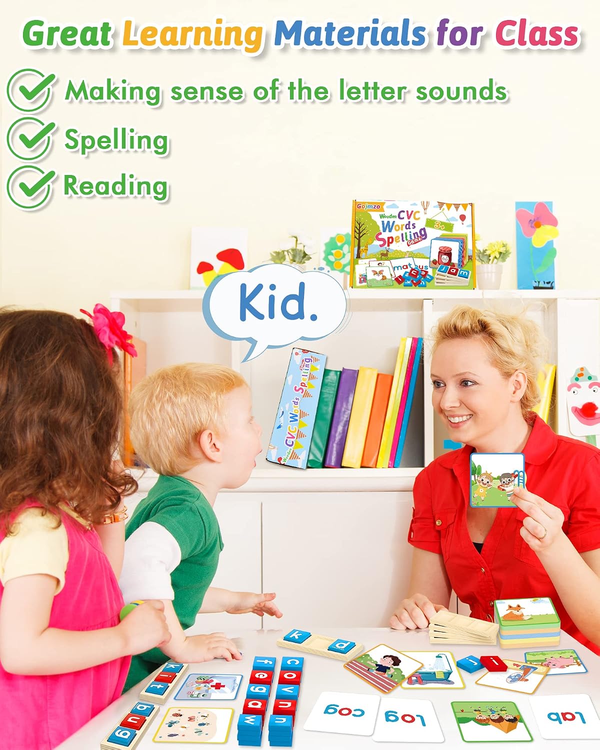 Wooden CVC Word Spelling Games - image 3