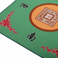 Mahjong Mat with 3 Dice & Carrying Bag - Green - image 3