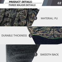 4pcs Rock Terrarium Background, 3D Reptile Tank Background Board - Paleyellow-17.7"*11.8"（1pcs） - image 3