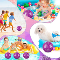 Hollowfly 12 Pack Checkered Flag Beach Balls Kids 7.87" - 7.8" / Purple Spider Web / 12 - image 4