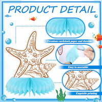 Moinchore 12 Diwali honeycomb table centerpieces with colorful 3D designs - view 19