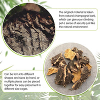 10PCS Cork Tile Background Bark 7.9”Lx7.9”W Reptile Tank Background - 6PCS - 11.8” x 7.9” - image 4