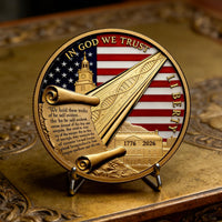Lastikor 2 inch Marine Corps 250th anniversary coin in copper color - view 16