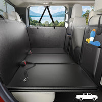 Dog Car Seat Cover for Back Seat, Hard Bottom - XL - For Full Size Truck / Full Size SUV / All Black