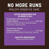 Earth Animal Herbal Remedies | No More Runs | 2 fl oz