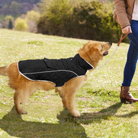 Malier Dog Coat Warm Dog Winter Coat - Black / XX-Large - image 2