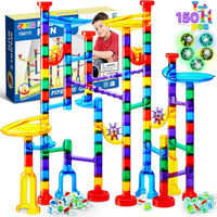 JOYIN 150Pcs Glowing Marble Run - Medium Set-150PCS