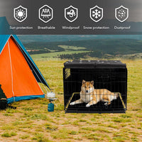 Pet Prime Dog Crate Cover Indoor/Outdoor Durable Windproof 600D - 36 Inch (36"x23"x25") - image 3