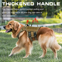 Dog Harness for Large Dogs - Khaki / S(Neck:16-22",Chest:20-28"),18-35 lbs - image 2
