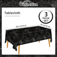 Gatherfun Football Party Decorations Disposable Tablecloth Plastic - halloween #2 - image 2