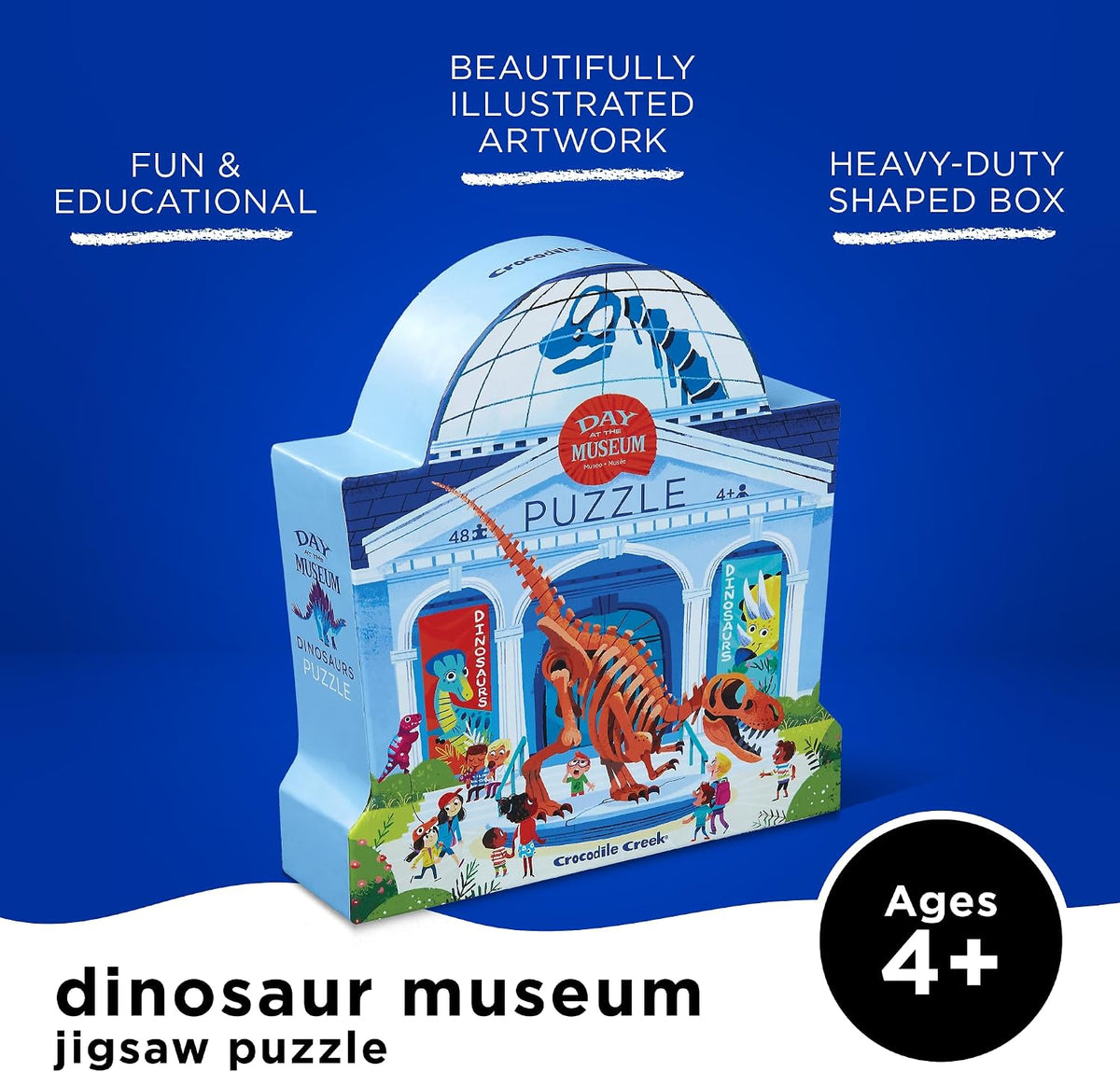 60 pc Above & Below/Earth & Space – Fun for Kids & Family - Day at the Dinosaur Museum - image 2