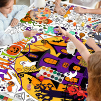 Halloween Activity Poster, Halloween Tablecloth for Kids - Halloween - image 4