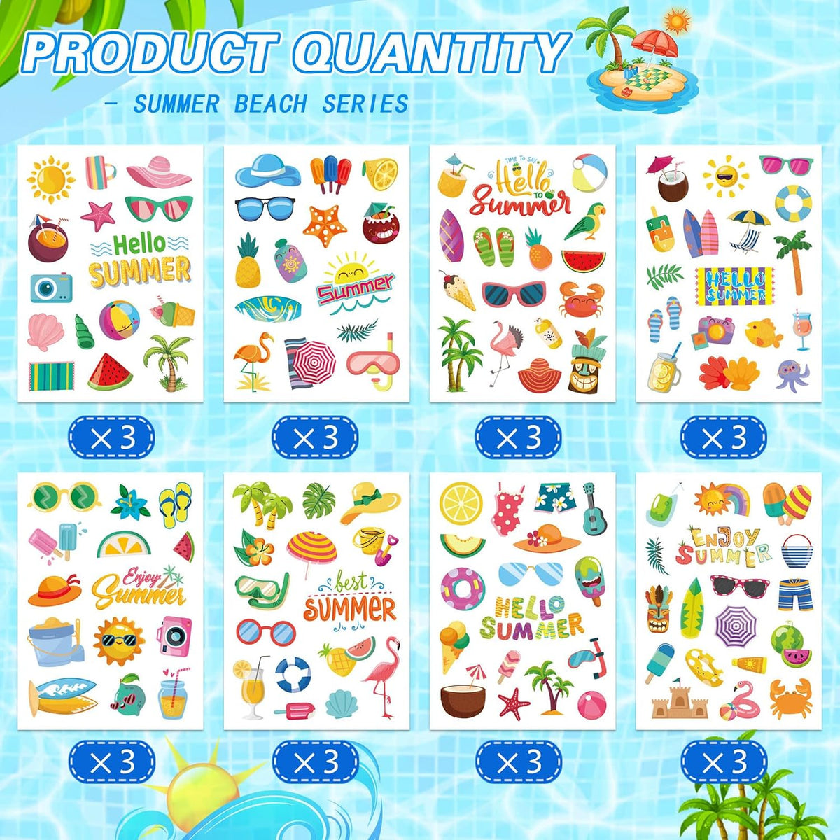 DUJAA 640-piece fall stickers for kids with pumpkins, leaves and scarecrows - view 32