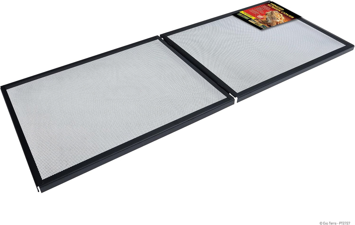 Exo Terra Hinged Terrarium Screen Cover, 60 Breeder/75 Gallon – Essentials for Reptiles And Amphibians - Large - image 2